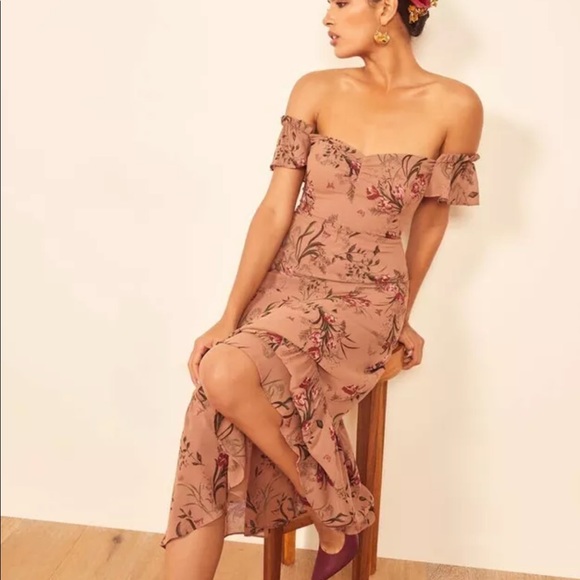 Reformation Butterfly Dress size 2 SOLD OUT floral pattern - Picture 6 of 6